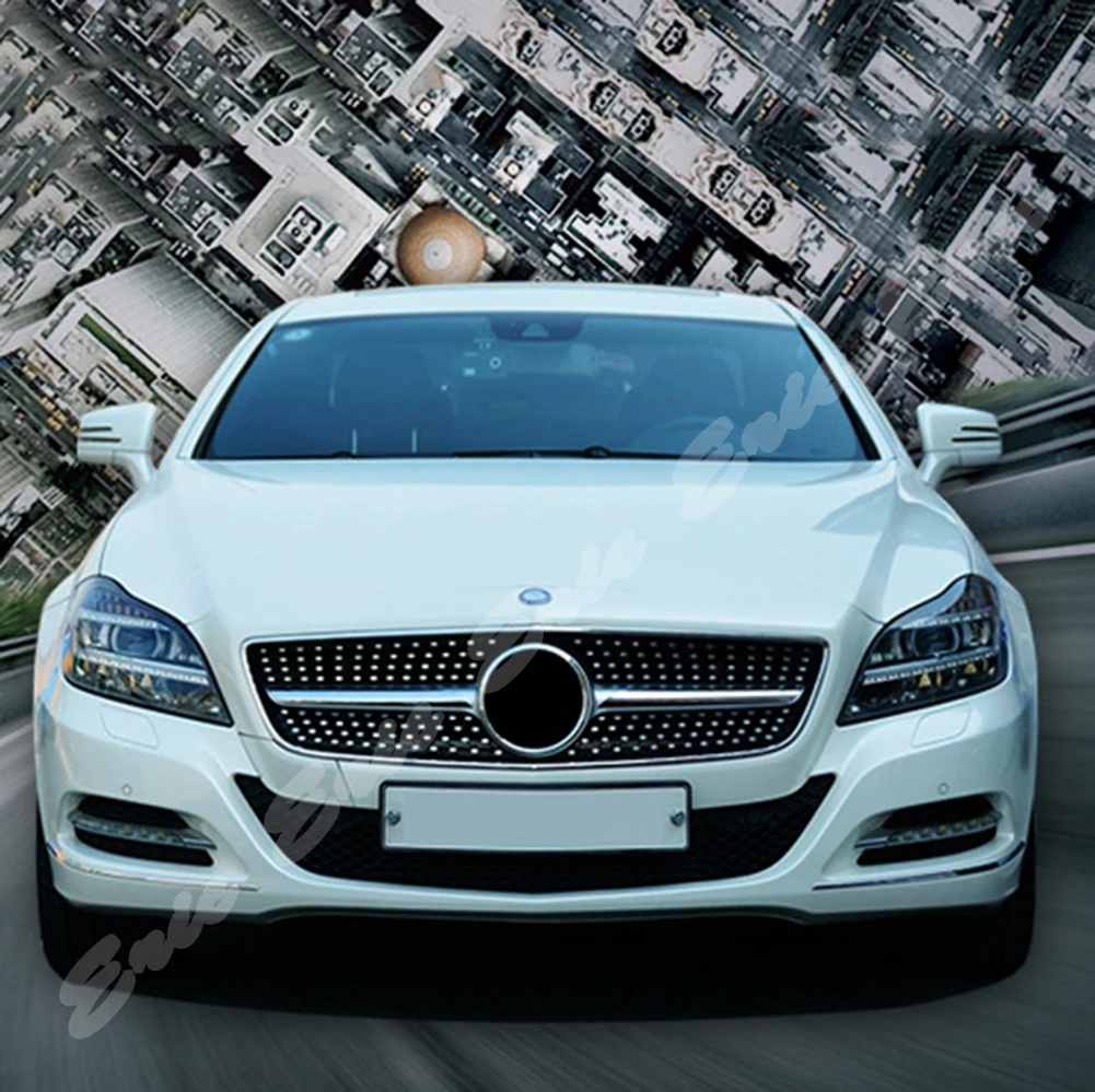 Передний гоночный гриль бампер верхняя решетка крышка для Mercedes-Benz W218 CLS-Class 2015 2016