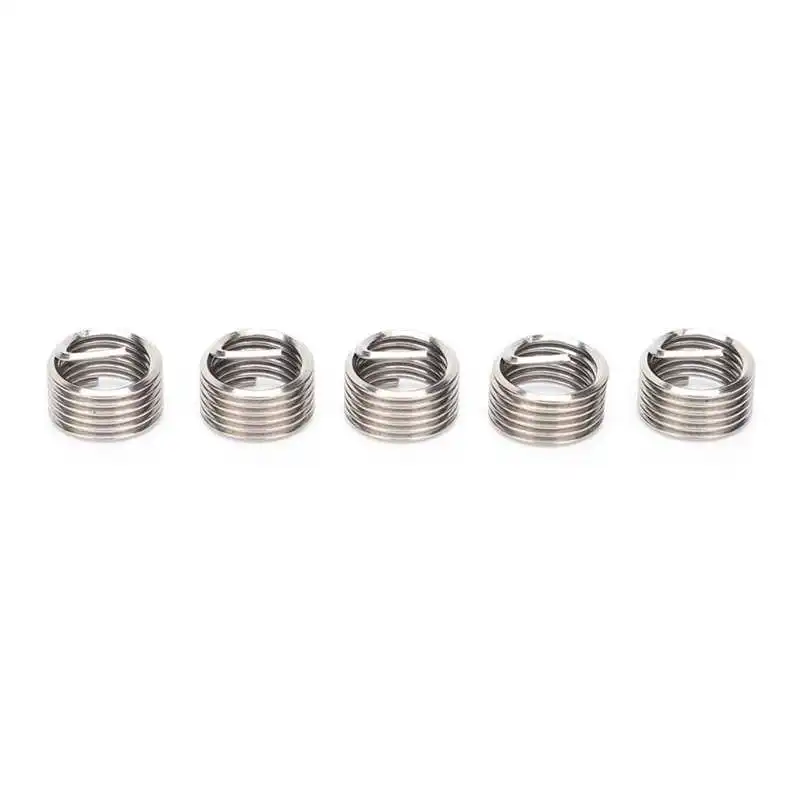 50Pcs M10x1.25x1D/1.5D/2D/2.5D/3D Stainless Steel Threaded Insert Thread Recovery Wire Screw Bushing Helicoil Repair Kit | Обустройство