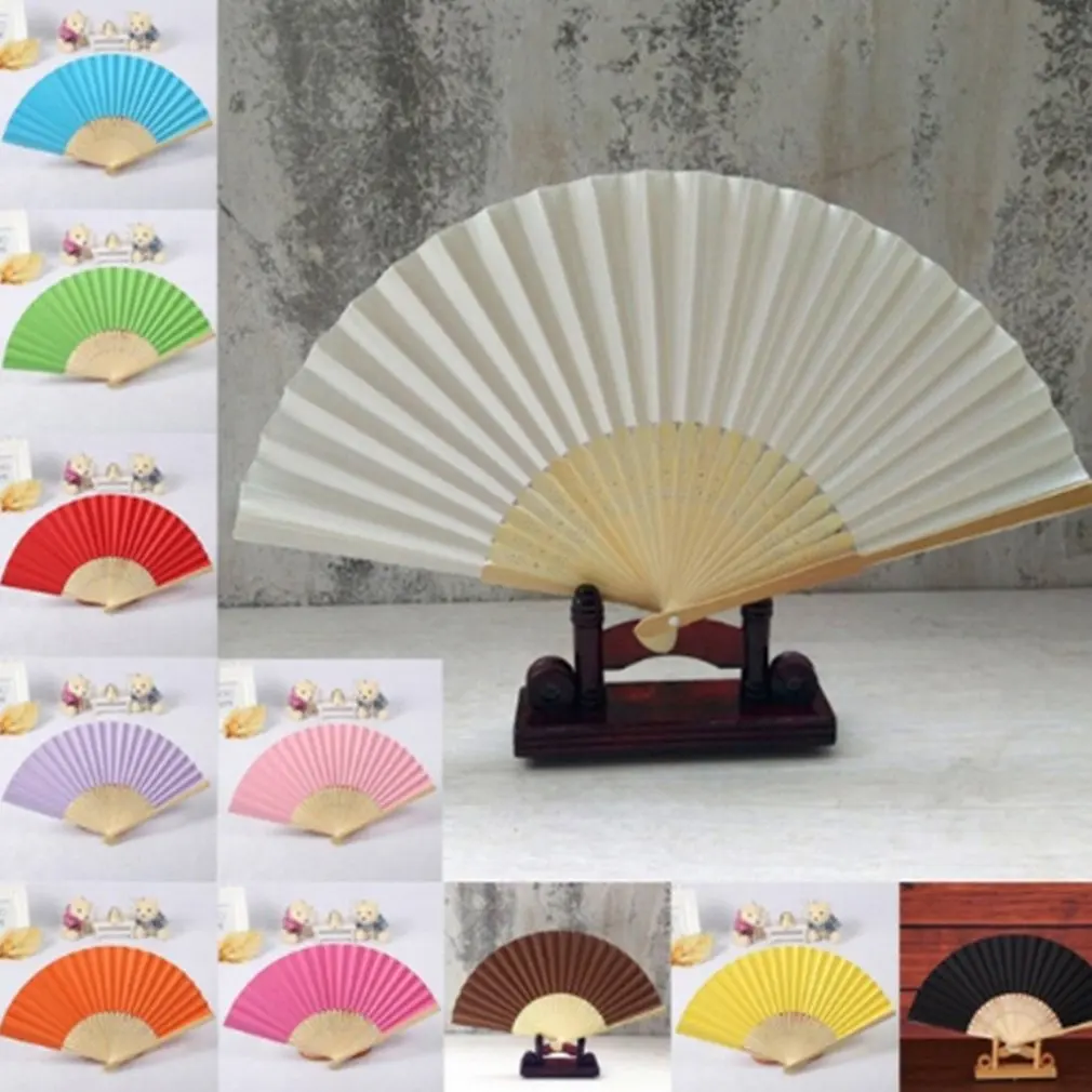 

Personalized Engraved Silk Hand Fan Wedding Fold Fan Vintage Fans Customized Wedding Favor