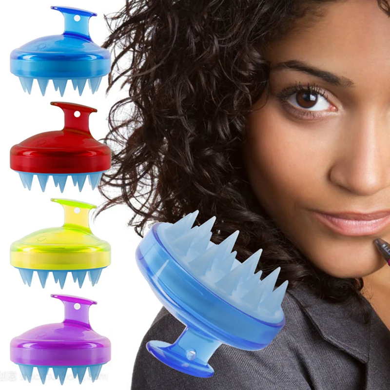 

Силиконовая головка для тела, ежедневная расческа для мытья волос, щетка для душа, ванны, спа, Массажная щетка для похудения