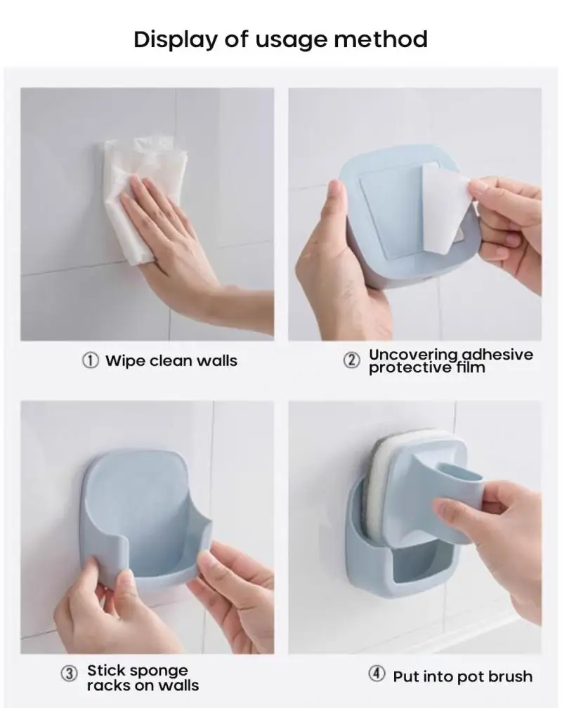 Щетка для мытья кухонных окон с пластиковой ручкой|Чистящие щетки| |