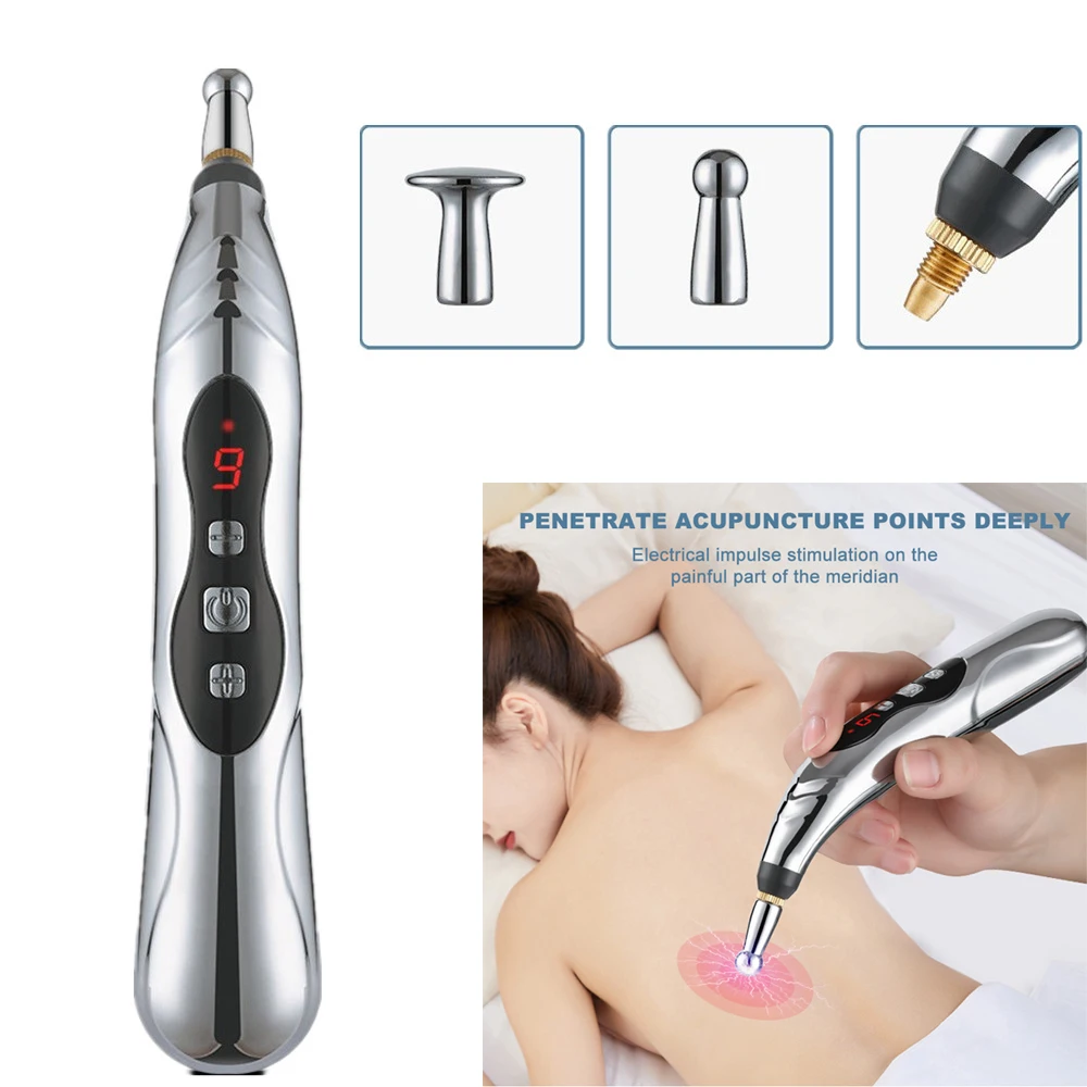 

Electronic Acupuncture Pen Meridians Laser Therapy Pulse Point Massage Pen Meridian Energy Pen Relief Pain Physiotherapy Tools