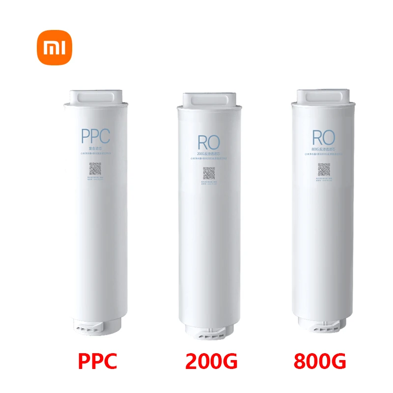 

Xiaomi H1000G Filter Composite Filter PPC4/200G Reverse Osmosis Filter Element RO1/800G RO2 8 Level For Xiaomi Water Purifier