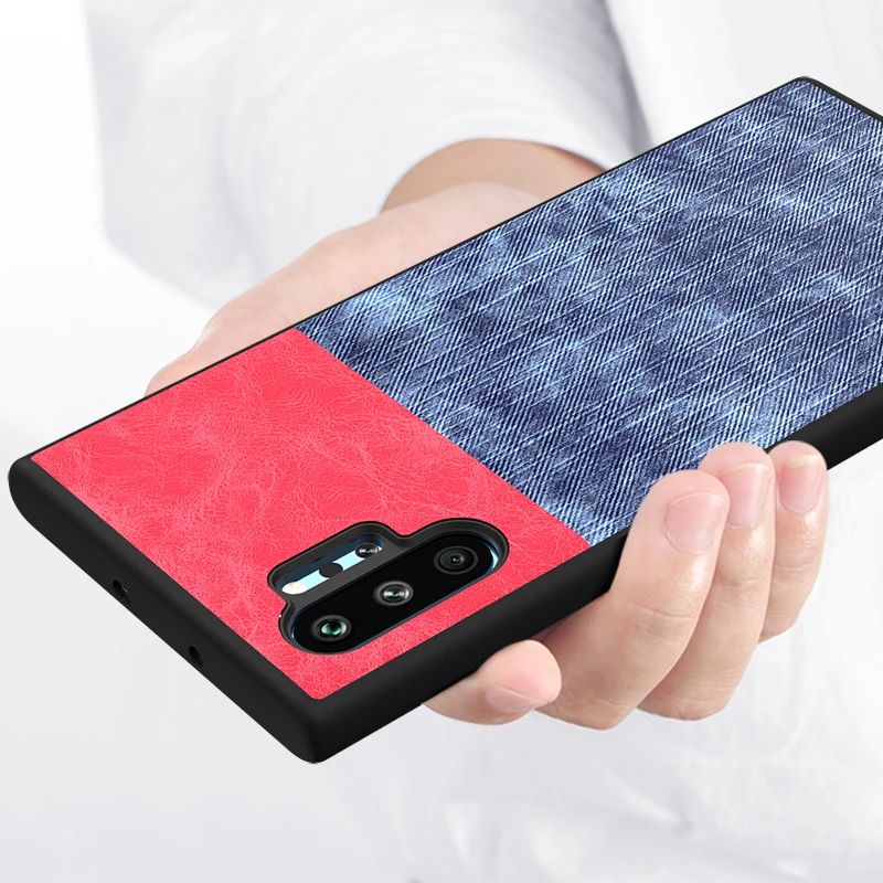 Антиударный чехол из ковбойской ткани для Samsung Galaxy Note 10 Pro 8 9 S8 S9 S10 Plus A10 A20 A30 A40 A50 A70.