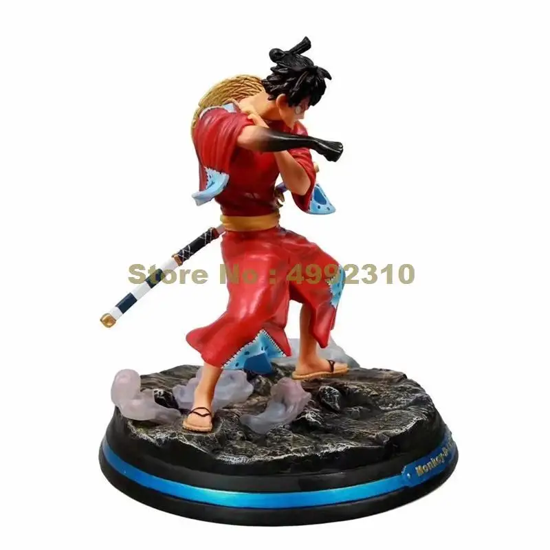 One piece monkey d luffy кимоно gk gear 3 peace land Статуэтка из ПВХ экшн фигурка Коллекционная