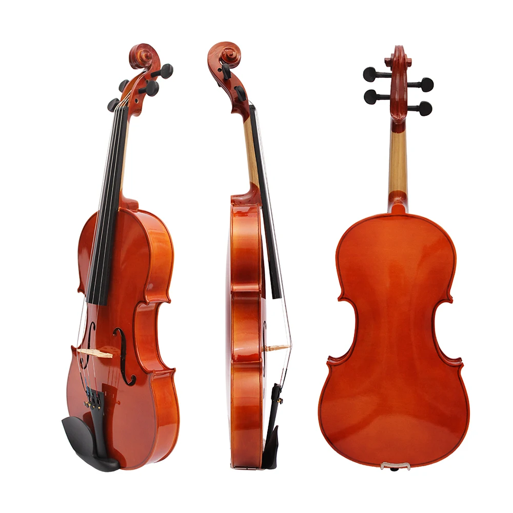 

High Quality 4/4 Full Size Viola Solid Maple Viola Imitating Ebony Fingerboard with Case Bow Bridge Rosin and Strings
