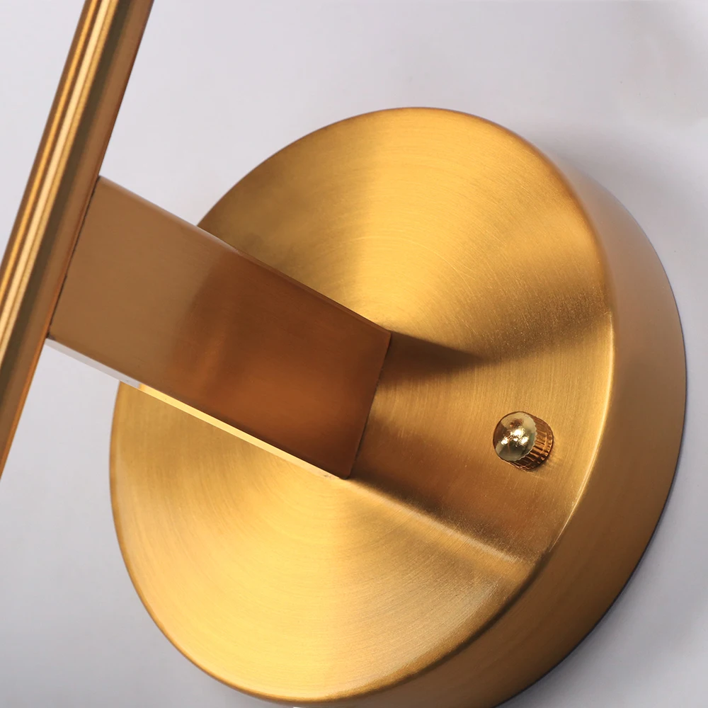 Современный одинарный светильник Настенный бра ing gold-bronze/хромированный