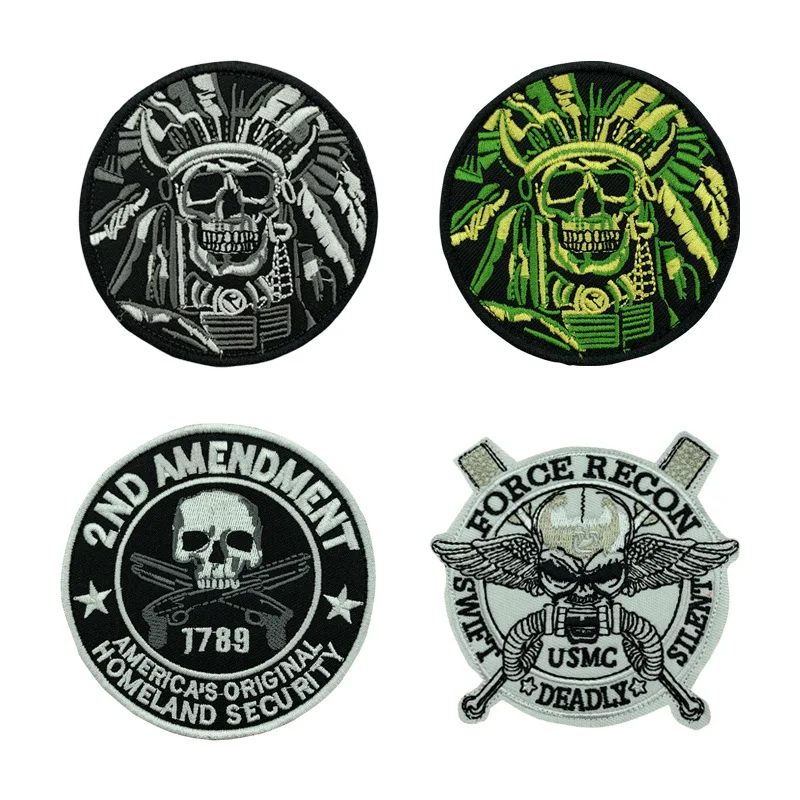 USMC значок на липучке морские патчи с вышивкой армейские фанаты военный боевой