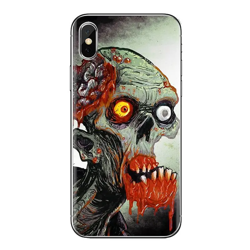 Тату принцесса зомби искусство для sony Xperia Z Z1 Z2 Z3 Z5 compact M2 M4 M5 C4 E3 T3 XA huawei mate 7 8 Y3II