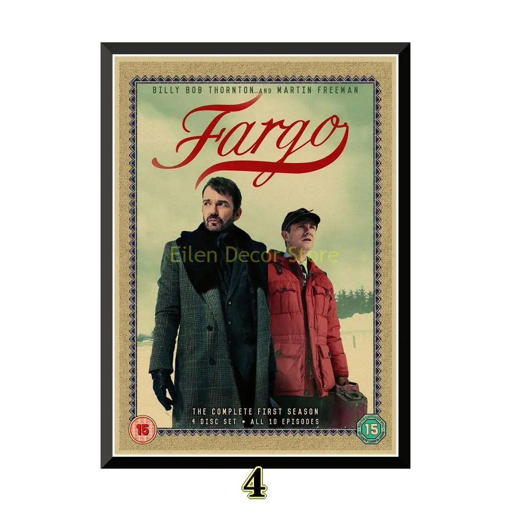 Fargo постеры кино стикеры Настенные крафт бумага печать украшения дома гостиная