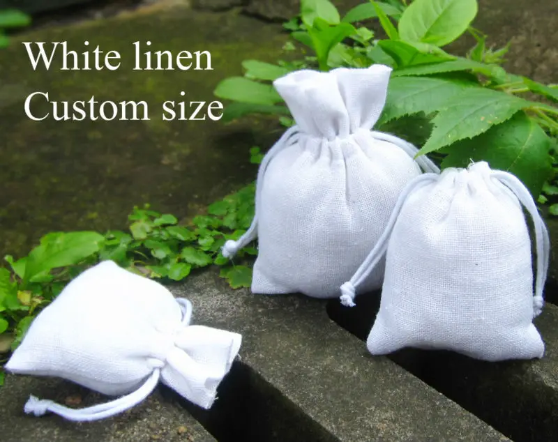 50 шт. льняные мешочки на шнурке для ювелирных изделий | Украшения и аксессуары