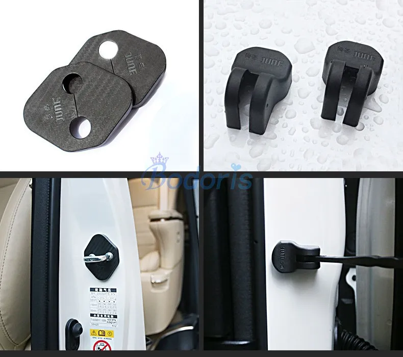 Водонепроницаемая Пряжка для дверного замка из углеродного волокна Toyota C-HR C HR