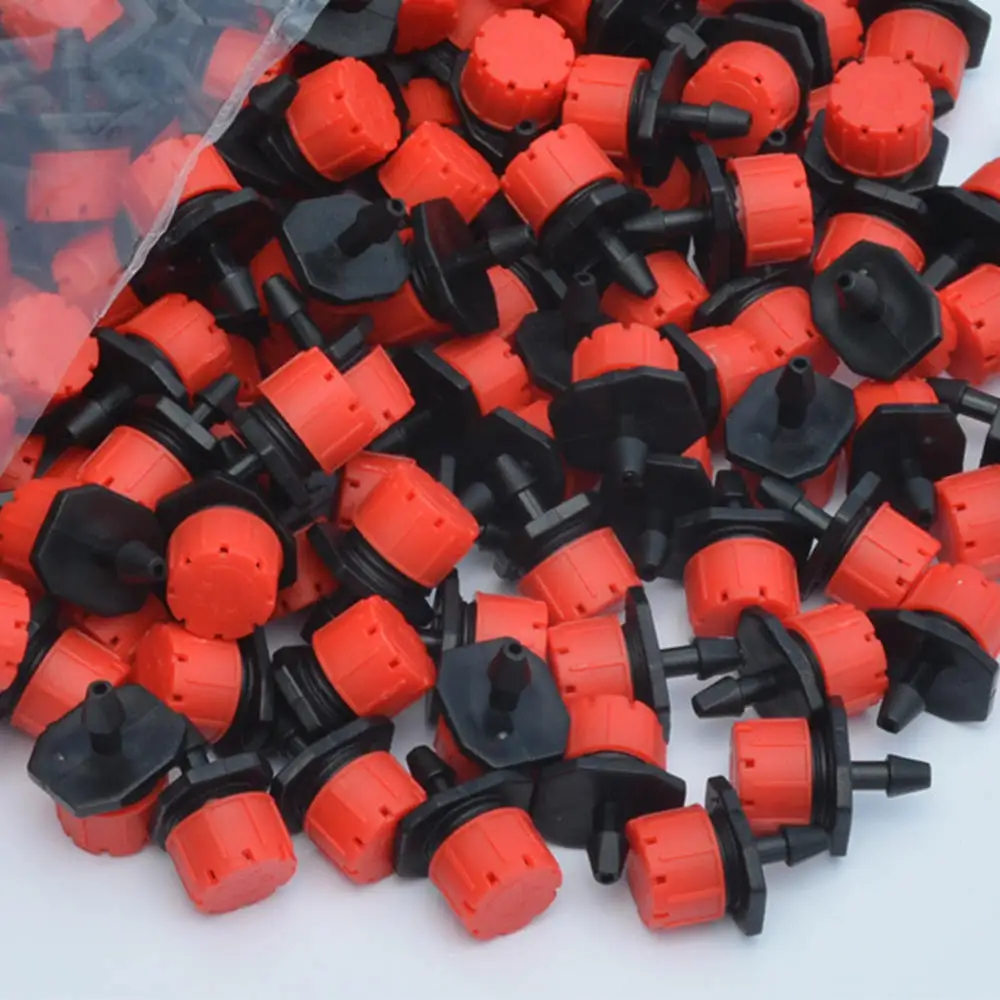 

50pcs/set Sprinkler Garden Irrigation Micro Flow Dripper Drip Head Irrigation Sprinklers Adjustable Water Dripper Head