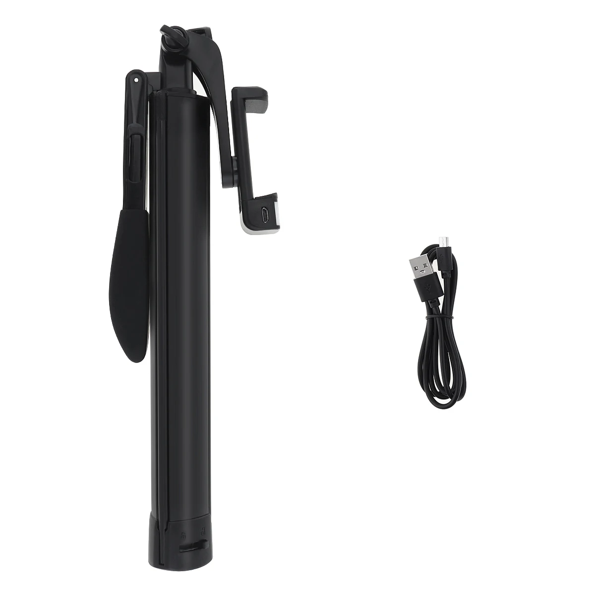 Portable Selfie Stick Tripod Live Stabilizer with Adjustable Fill Light Mobile Phone Bracket Bluetooth Remote Control for Live