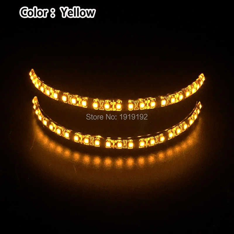 02-Yellow Модные светящиеся лыжные очки Светодиодные Rave вечерние светодиодные очки для пасхи, Рождества, Хэллоуина, дня рождения, ночного бара, танцевального декора - Цвет: 02-Yellow