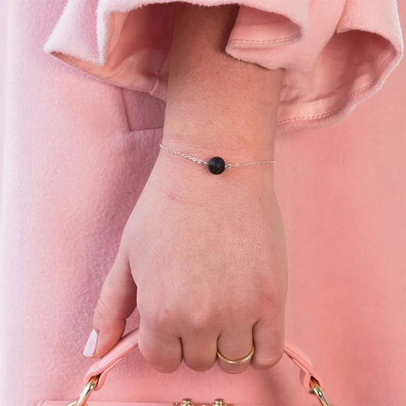 Single-layer volcanic simple bracelet elegant woman SH146 | Bracelets