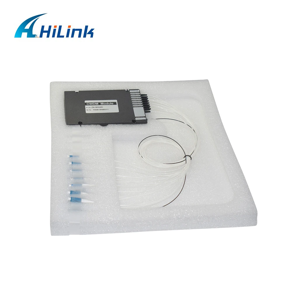 Бесплатная доставка! 16CH CWDM MUX DEMUX одиночное волокно 1270 ~ 1610nm ABS 0 5 m LC UPC с коробкой в