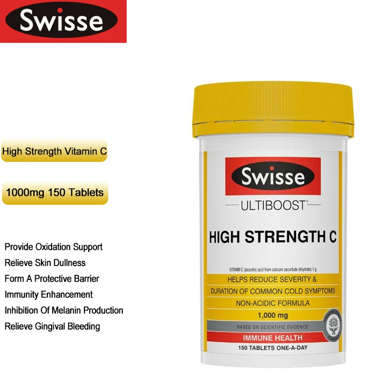 

Витамин C VC 150, 1000 мг, высокопрочные шипучие таблетки для мужчин и женщин, уход за кожей