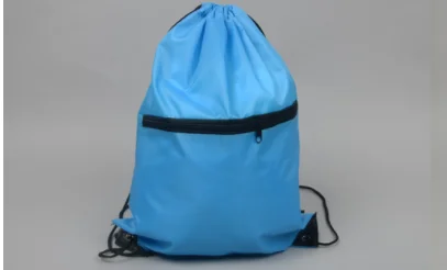 1 pcs blue 5 цветов, Портативные водонепроницаемые нейлоновые сумки для обуви на шнурке, рюкзаки для хранения, сумка для хранения, для путешествий, спорта, хранения, сумки для спортзала - Цвет: 1 pcs blue