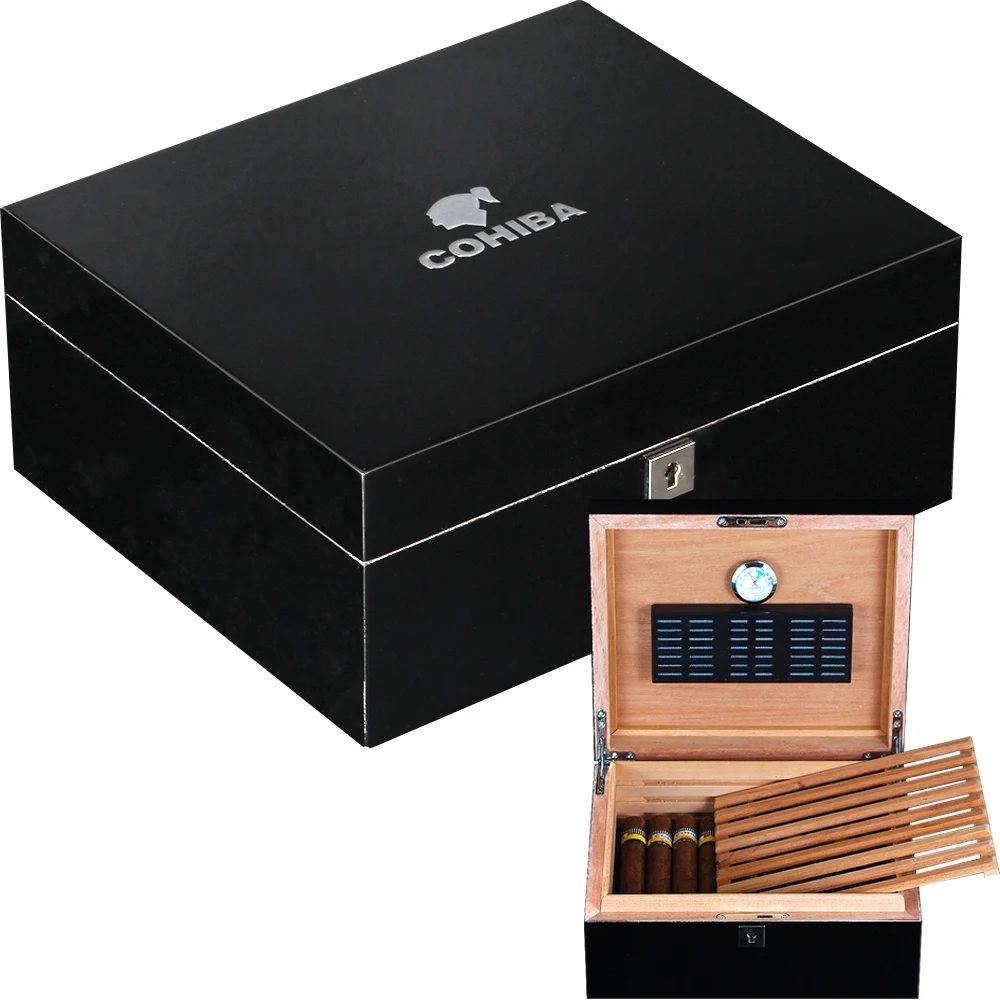 Хьюмидор для сигар Cohiba деревянная коробка высокого класса Испанский кедр