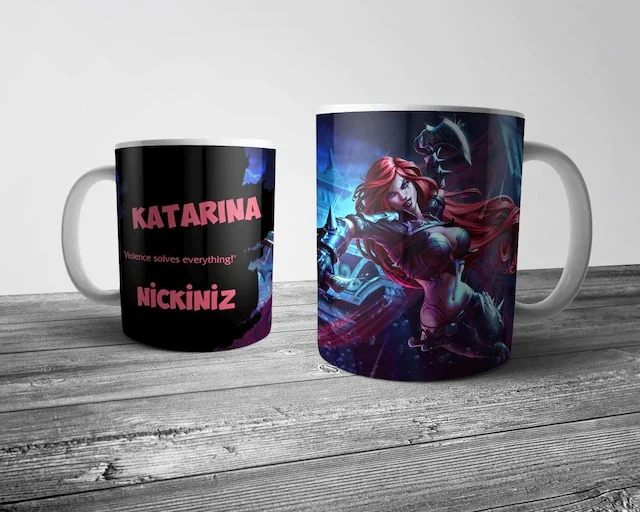 Катарина Персонализированная кружка (League of Legends LOL) 370148795|Кружки| |