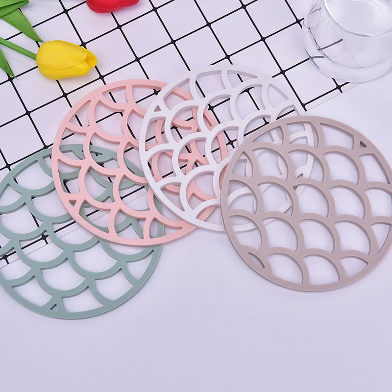 Креативная силиконовая чашка для горки в скандинавском стиле коврик круглый