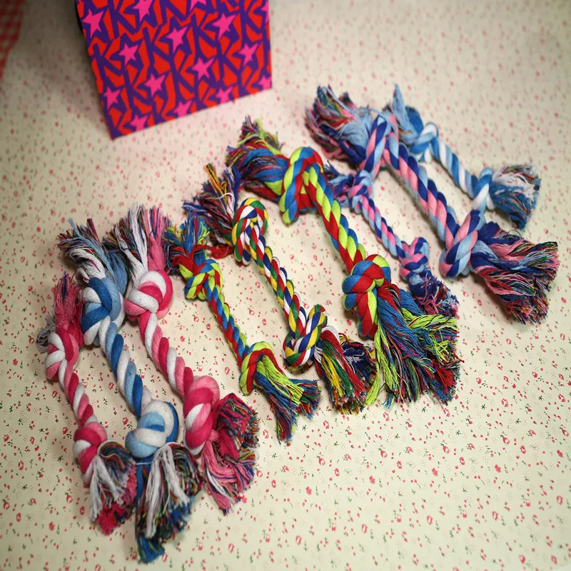 1 шт. молярная веревка игрушка для домашних животных хлопок жевательный Узел