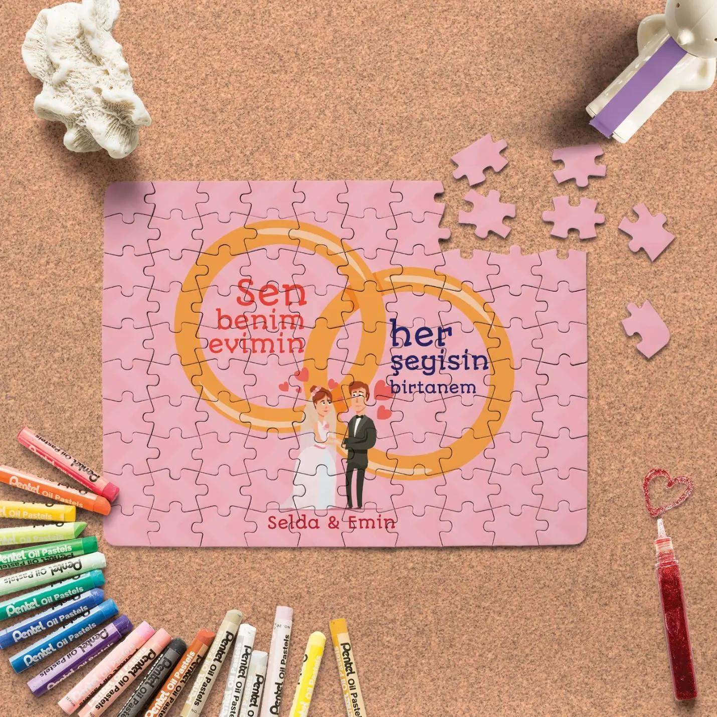 

Personalized Romantic Design Puzzle -P7