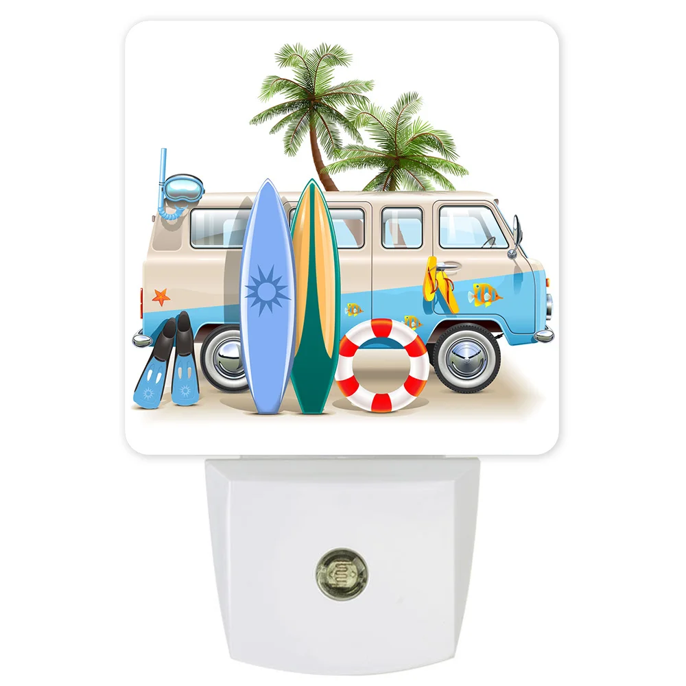 Аксессуары для украшения дома летняя доска серфинга авто сенсор Светодиодная