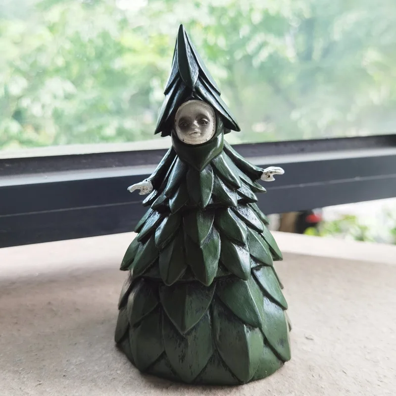 Полимерное украшение для дома на Хэллоуин настольное статуэт кошмарная черная