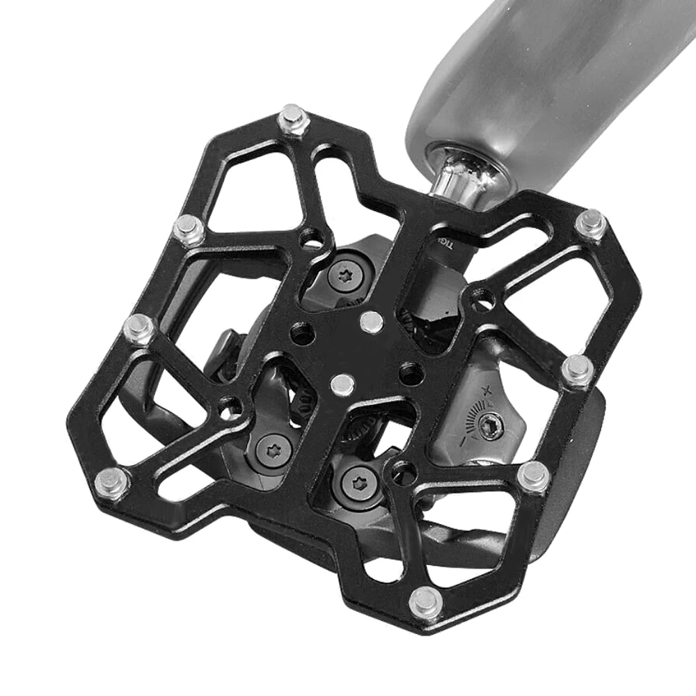 Пара торцевых педалей для горного велосипеда RollsRace Алюминиевые Адаптеры SPD KEO