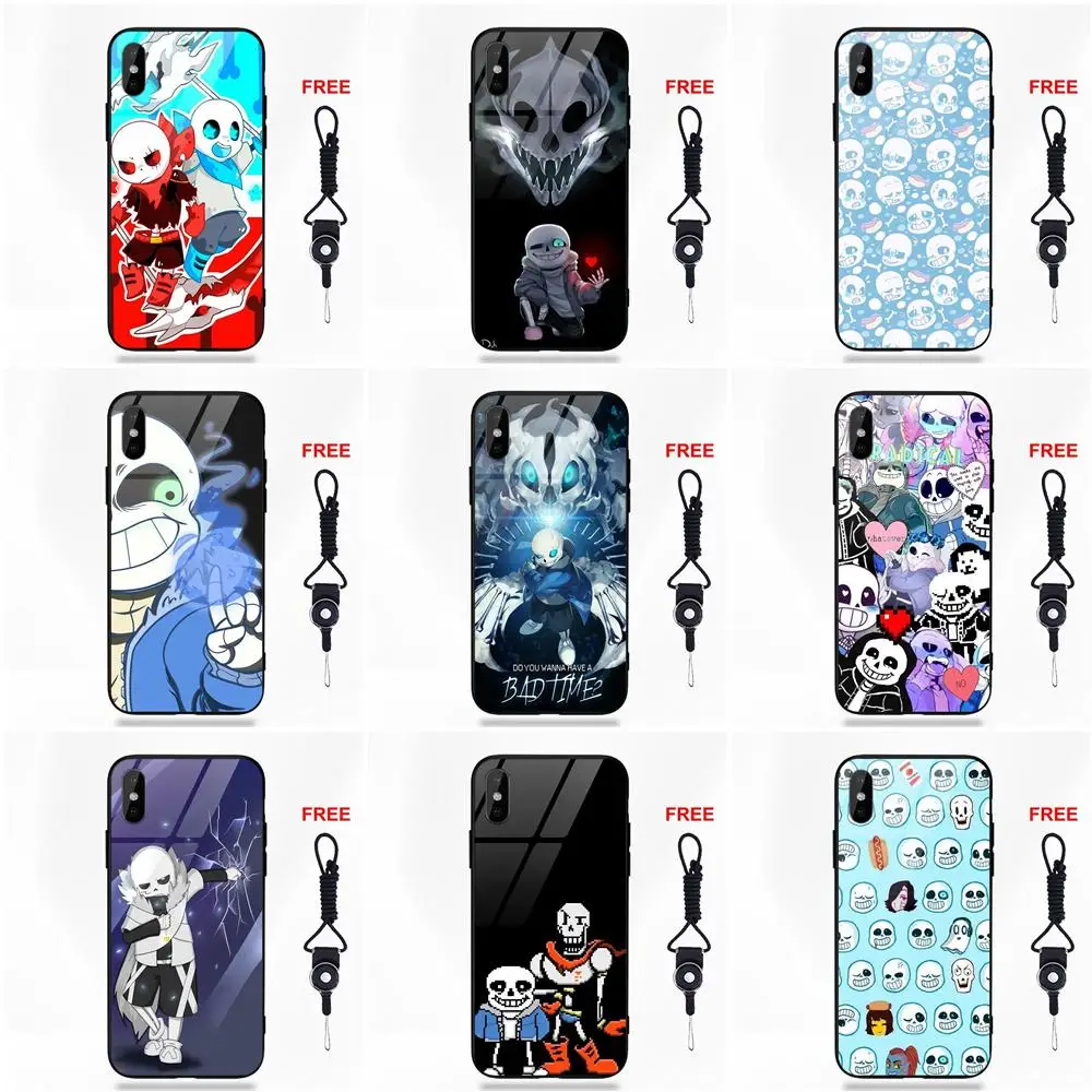 Omdnwd дизайн игра Undertale Sans плакат для Apple iPhone 5 5C 5S SE 6 6S 7 8 Plus X XS Max XR|Чехлы-накладки| |