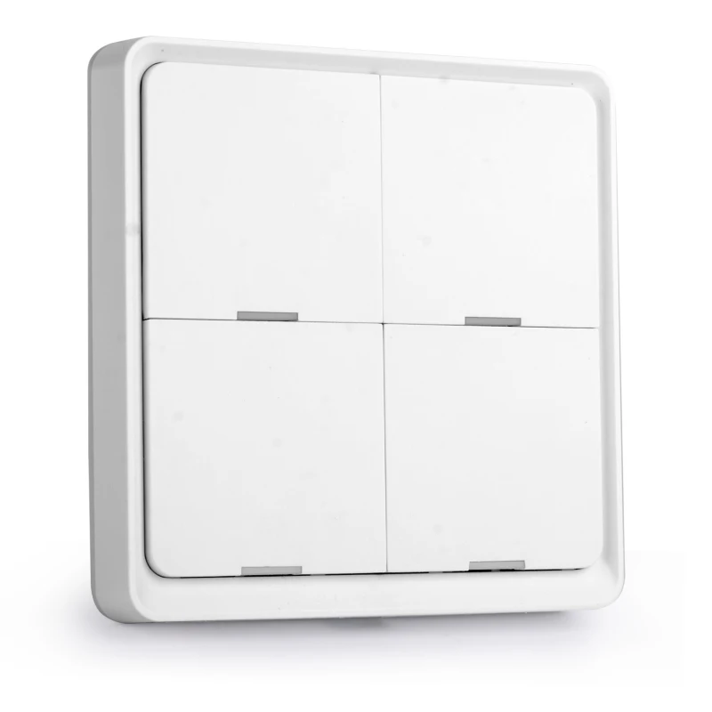 4 Gang Tuya Zigbee механический переключатель пуш ап на кнопку включения/выключения