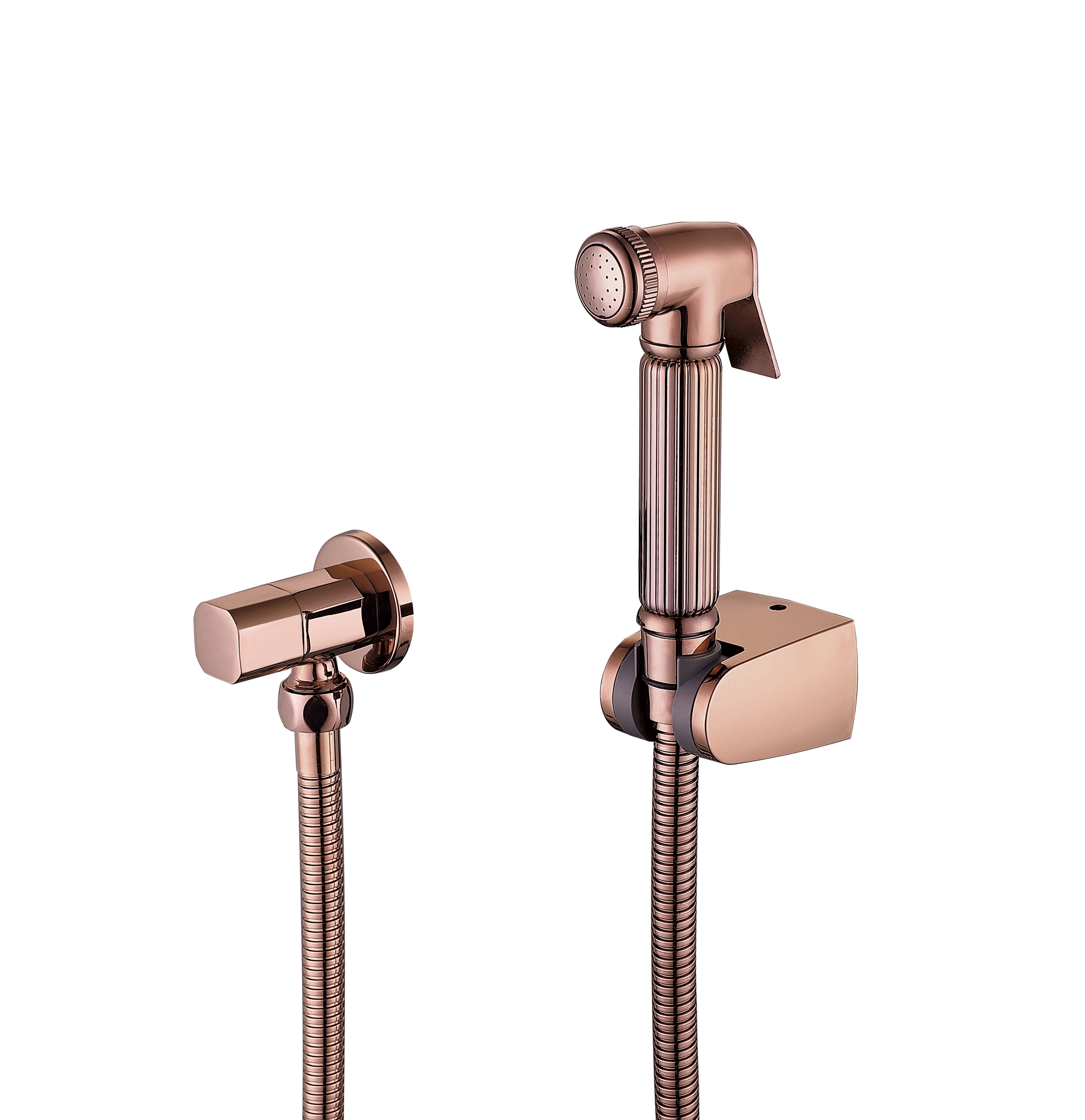 

Antique drawing gold flushing kit, hand-held bathing basin sprayer, stainless steel bidet, faucet valve sprayer shower head