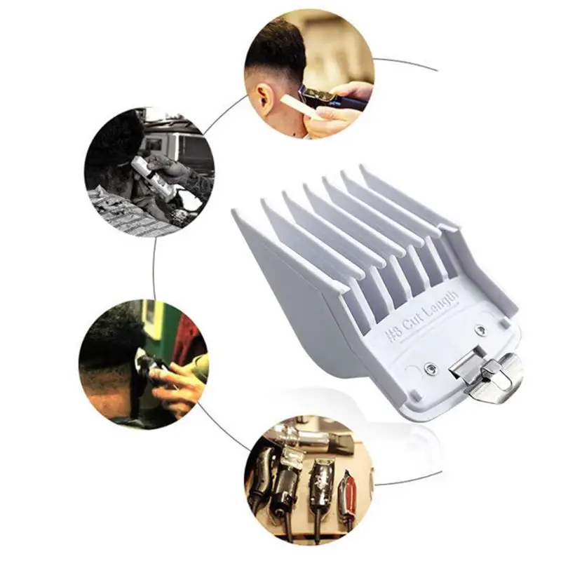 

8 Pcs/set Oil Head Electric Clippers Caliper Limit Comb Hair Clipper Tooth Guides Combs Cutting Tool