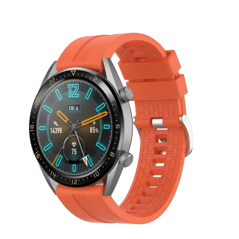 Sport Silicone 22mm watch band strap For Huawei watch GT 2 46mm smartwatch Replacement wristband For Huawei watch GT 2 Pro strap
