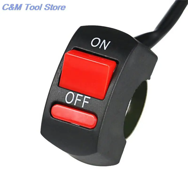 Universal Handlebar Motorcycle Switch ON-OFF Button LED Angel Eyes Light | Автомобили и мотоциклы