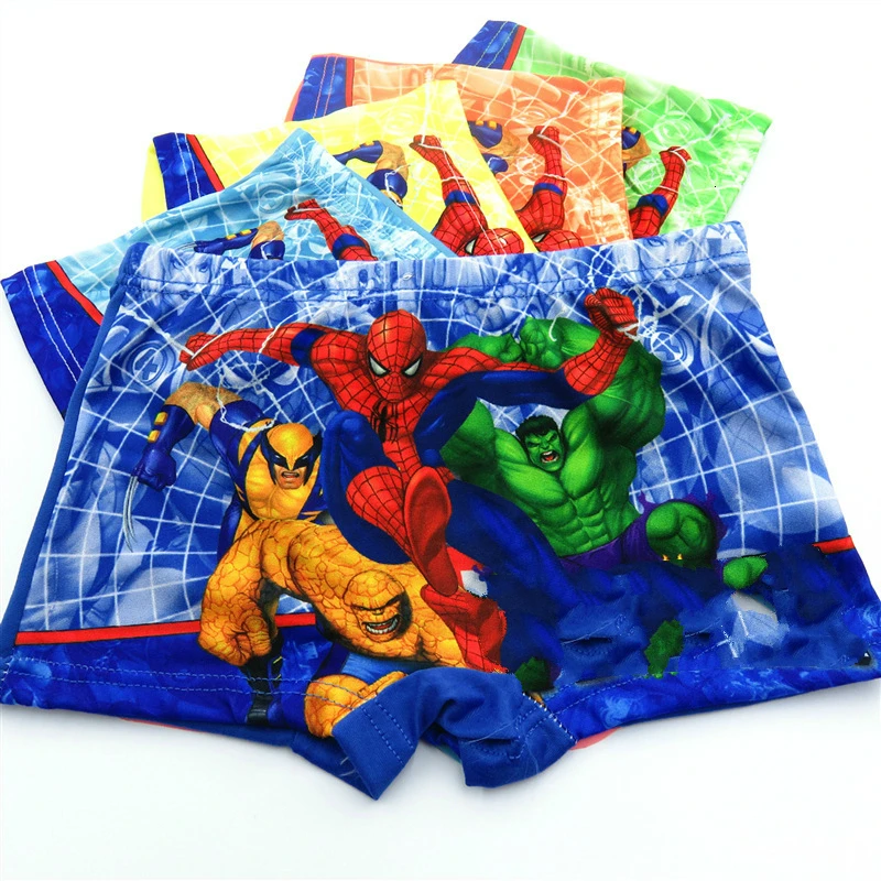 Новый магазин акция 5 шт./лот трусы для мальчиков нижнее белье трусики детские