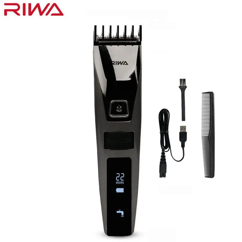 Riwa K3 USB профессиональная машинка для стрижки волос с usb кабелем перезаряжаемая