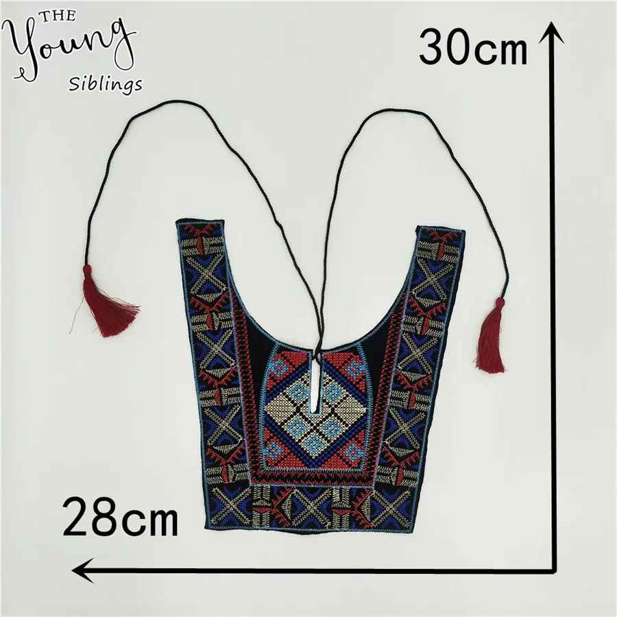 Fashion DIY Ethnic Style Lace Neckline Sewing Fabric Collar Embroidery Applique Decoration Dresses Accessories Scrapbooking | Дом и сад