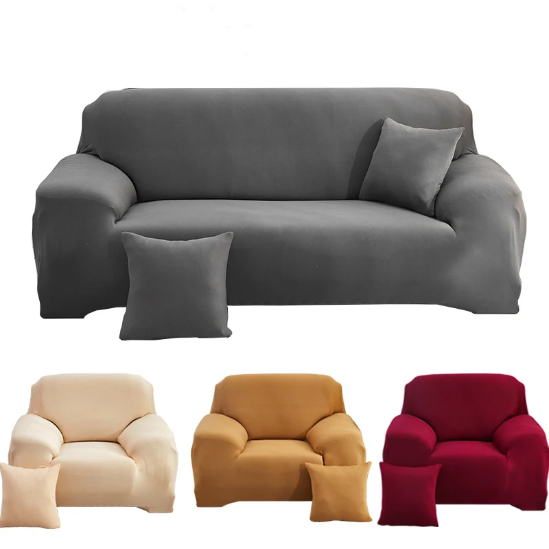 

Эластичный универсальный чехол для дивана, всесезонный универсальный чехол для угловых диванов, подушек, 3 и 2 сидений