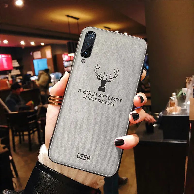 Cloth TPU case For Xiaomi Redmi 7 Note 6 5 Pro Luxury shell Mi9 Mi9SE Pocophone F1 Silicone Edge fabric Soft Back Cover Case |
