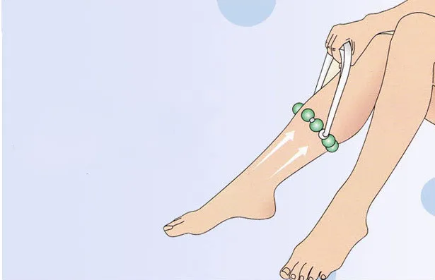 Роликовый массажер для похудения ног икры волшебные стройные ноги расслабляющий