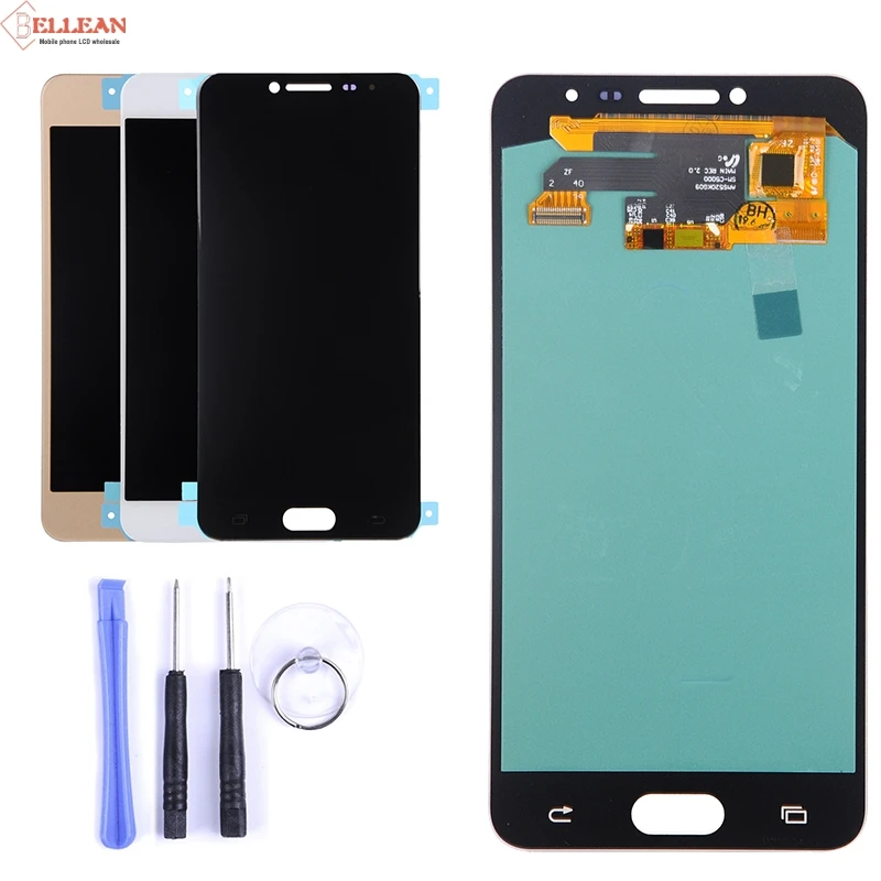 1 шт. HH для samsung Galaxy C5 lcd C5000 дисплей с сенсорным экраном дигитайзер Запасные части 5,2 дюймов C5 жк-дисплей+ Инструменты