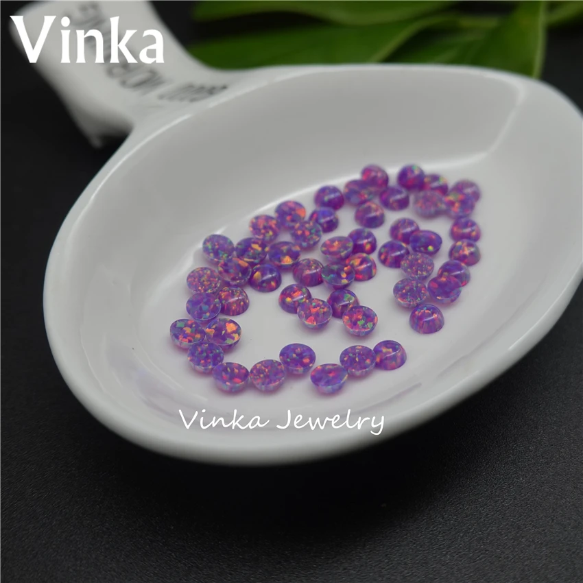 50 штук Собственное производство Прямая продажа Размер 4мм Хорошая огненная свободная круглая кабошонная опаловая бусина для изготовления украшений DIY.