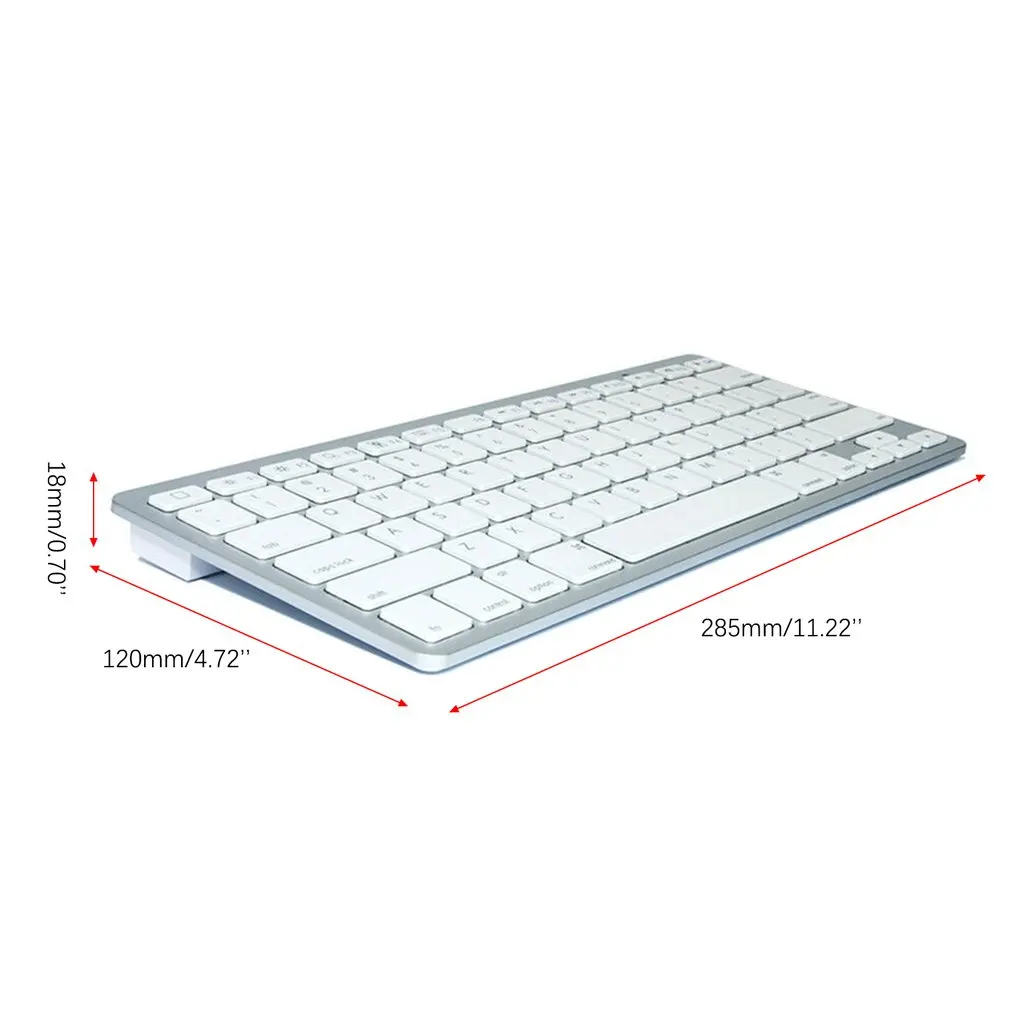 

Wireless Keyboard Bluetooth For Apple For iPad iPhone For Android For Mac Windows Ultra Slim