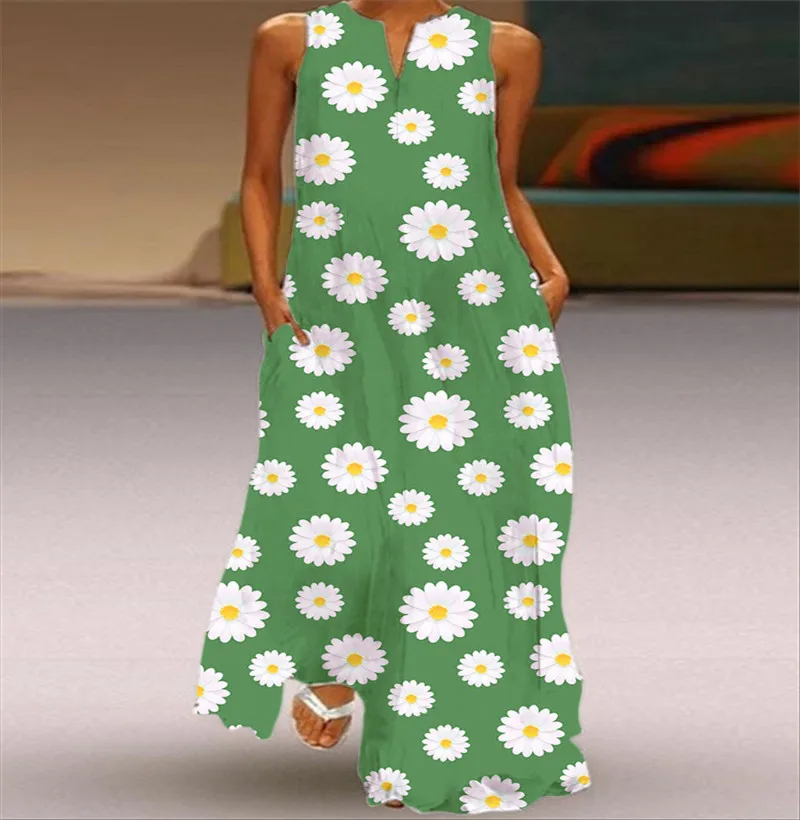 Женское пляжное платье с бабочками Повседневное цифровым принтом в богемном