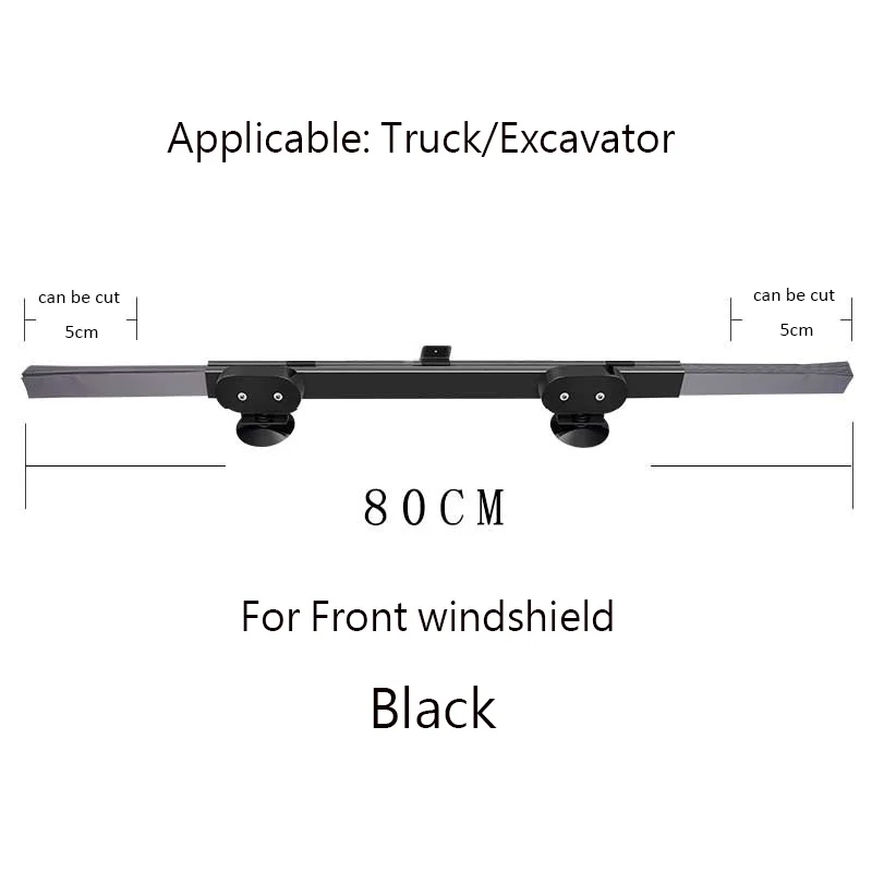80cm for front-black Авто Выдвижная Автомобильная шторка на переднее и заднее окно солнцезащитный козырек на лобовое стекло Защита солнцезащитный козырек для большинства внедорожников/MPV/грузовиков - Цвет: 80cm for front-black