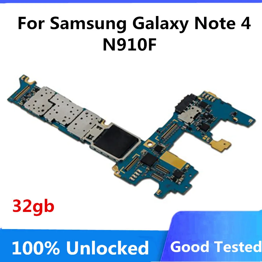 32 Гб для Samsung galaxy note 4 N910F материнская плата европейская версия и оригинальная