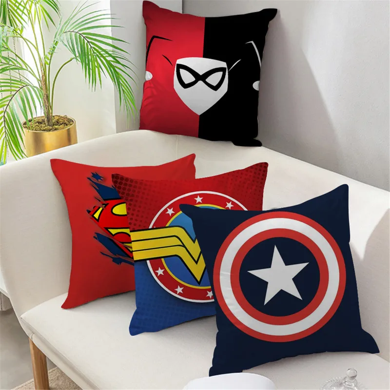 

Movie Cartoon Style Pillow Case Geometry Printed Cushion Cover Bed Sofa Cases For Living Room Bed Covers Winter 45x45